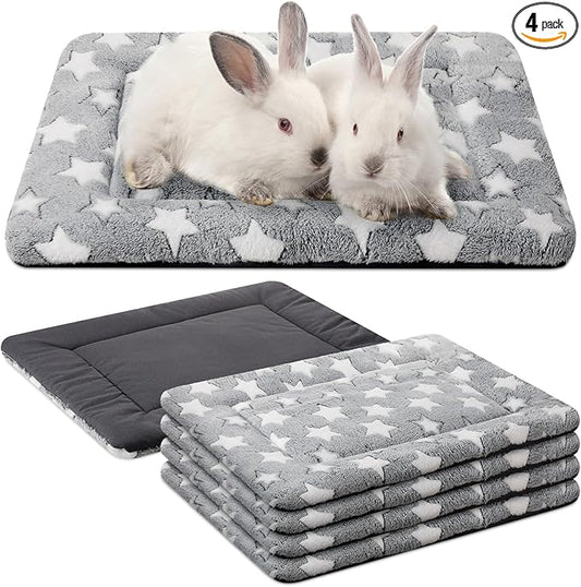 VitalCozy 4 Pcs Dog Crate Pads, Ultra Soft Warm Washable Anti-Slip Kennel Bed by VitalCozy