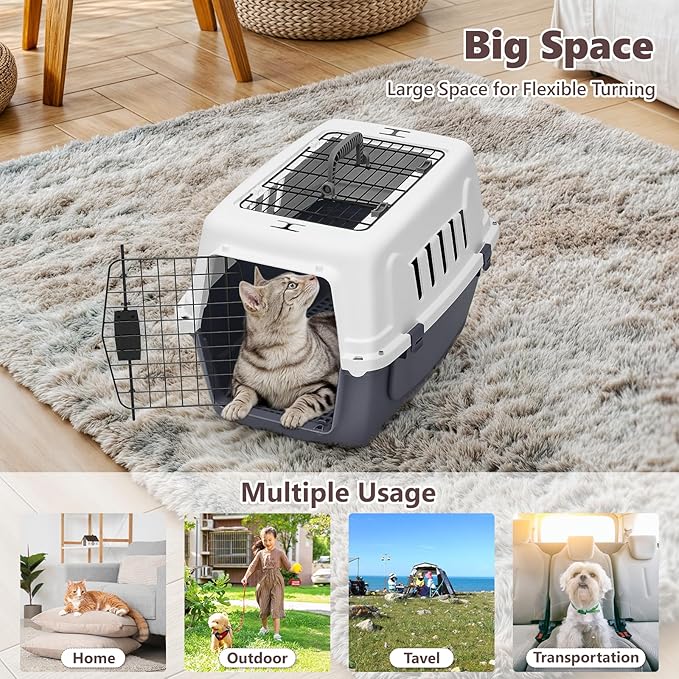 Athena Collection 22" Hard-Sided Travel Pet Carrier - Image 7