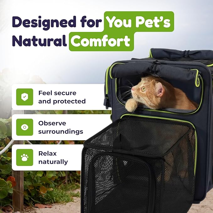 Premium Expandable Cat Carrier Backpack - Image 8