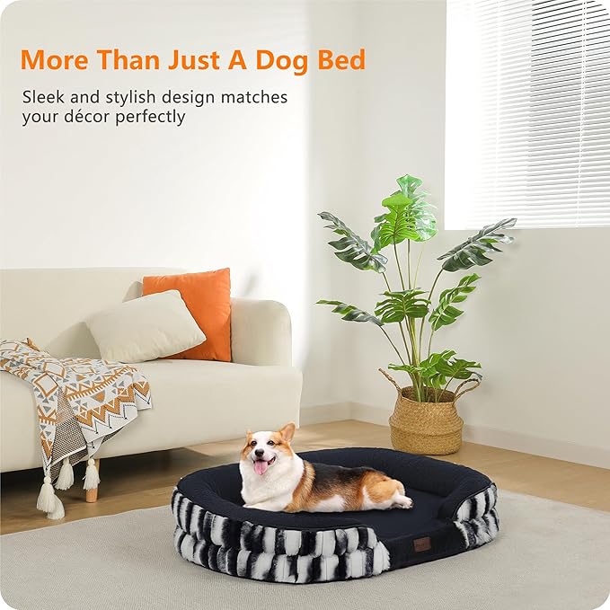 Dwanton Orthopedic Dog Bed for Medium Dogs - Image 2