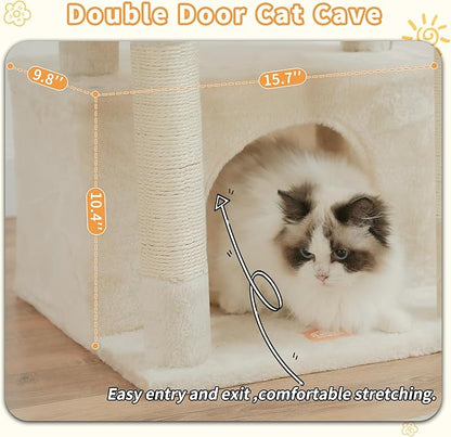 Heybly Cat Tree, Kitten Tower - Image 5