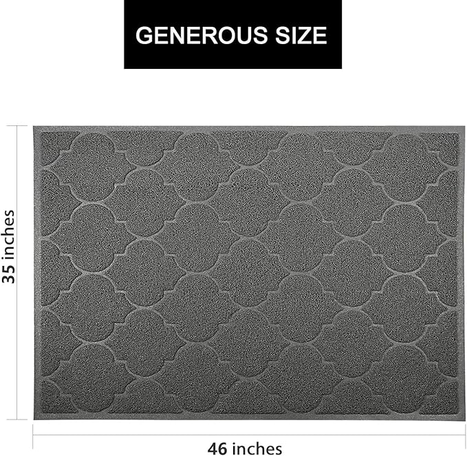 LittleTiger Cat Litter Mat, XL Super Size, Phthalate Free, 46x35 Inches - Image 4