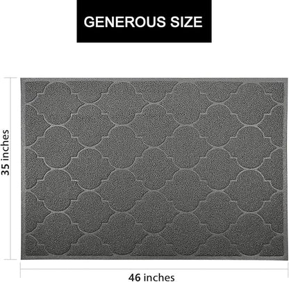LittleTiger Cat Litter Mat, XL Super Size, Phthalate Free, 46x35 Inches - Image 4