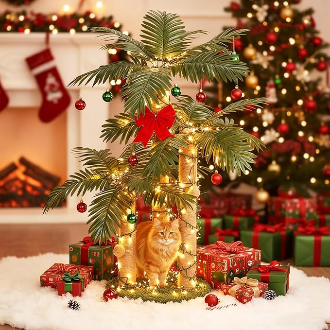 LEMONDA 31.5Inch Cat Scratching Post, Cat Scratcher Tree - Image 8