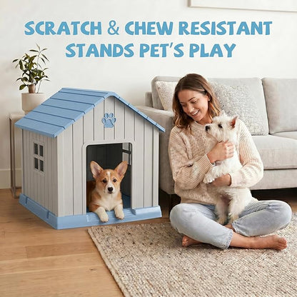 EFU Small Dog House Outdoor Indoor, Waterproof Dog House - Image 7