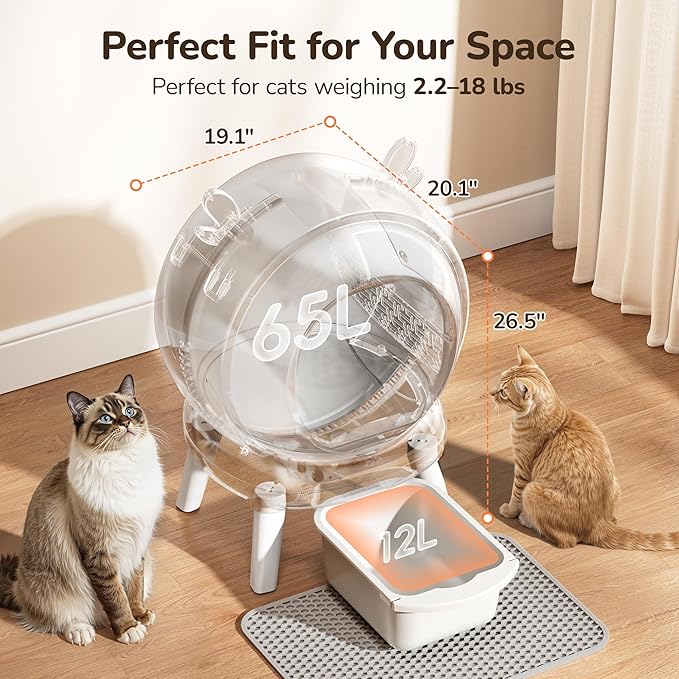 Automatic Self Cleaning Litter Box, Cat Litter Box - Image 3
