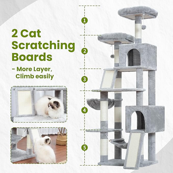 Gitelsnour Cat Tree for Indoor Cats, Sturdy Cat Tree House - Image 6