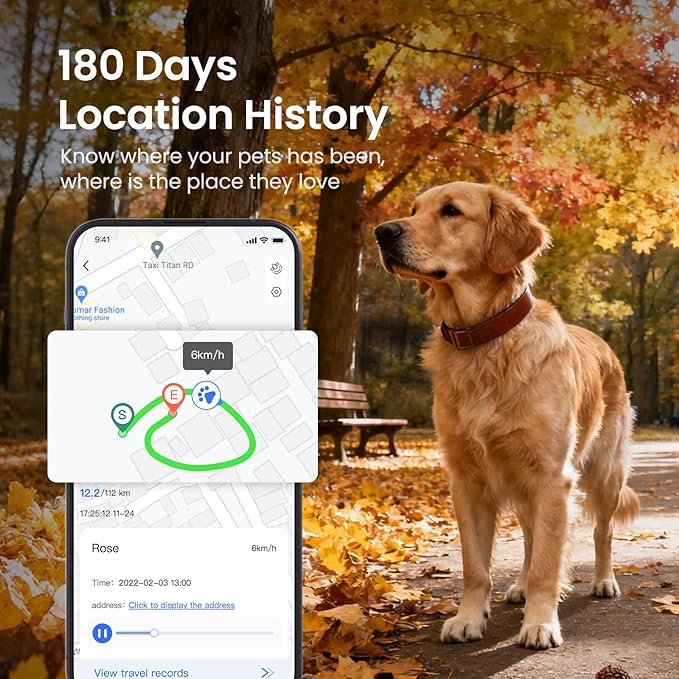 SEEWORLD 4G Pet GPS Tracker for Dogs Cats, Real-Time Location, IP67 Waterproof - Image 3
