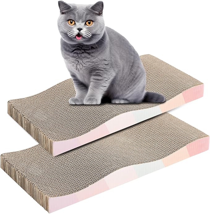 SIDAZON Cat Scratching Board cat Scratcher Cat Scratch Pad Cardboard cat - Image 7