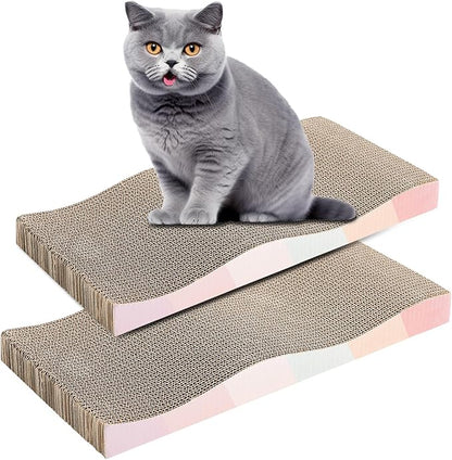 SIDAZON Cat Scratching Board cat Scratcher Cat Scratch Pad Cardboard cat - Image 7