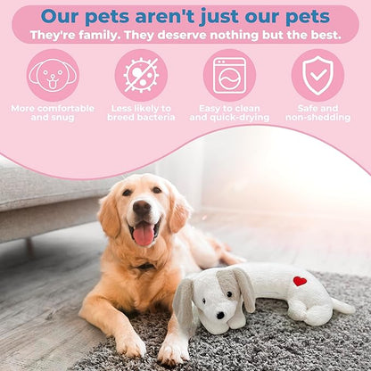 Moropaky Heartbeat Puppy Toy for Dogs, Heartbeat Stuffed Animal for Anxiety - Image 6