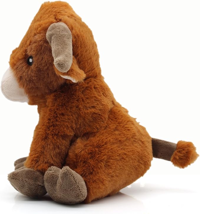 YZHDUXIU Highland Cow Dog Toy, Squeaky Dog Toys Stuffed Plush Puppy Toy - Image 3