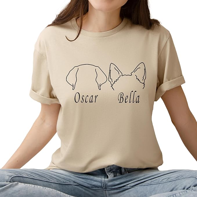 Custom Dog Mom Shirt Personalized Dog Ears Sweatshirt - Image 8