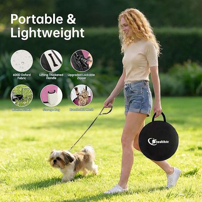 Dog Playpen, Cat Pet Puppy Pen, Portable Playpens - Image 5