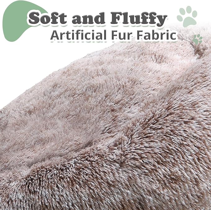 JOLLYVOGUE Dog & Cat Bed, Calming Anti-Anxiety Pet Bed - Image 4