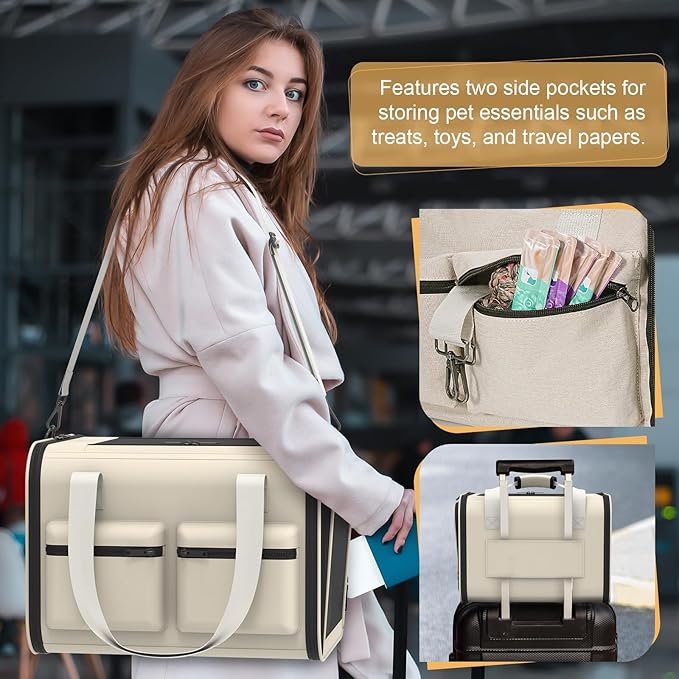 Cat Carrier Soft Airline Approved - Image 4