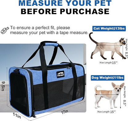 Pet Carrier Airline Approved, Soft Sided Cat Carrier - Image 6