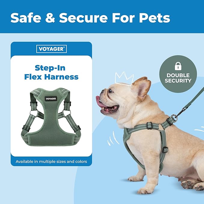 Best Pet Supplies Voyager Adjustable Step-in Flex Breathable Mesh Dog Harness - Image 5