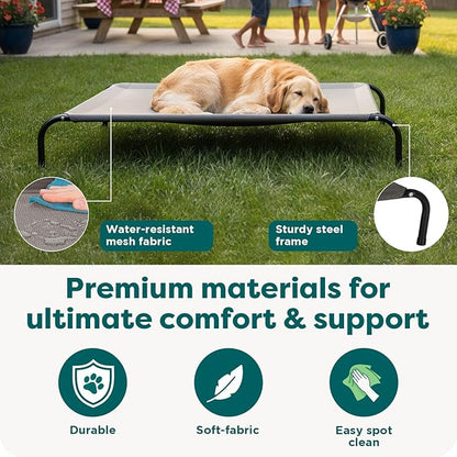 FurHaven Elevated Dog Bed, Cooling Raised Pet Cot - Image 5