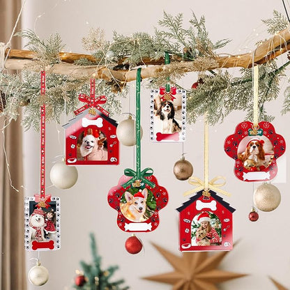 UNIQOOO Pet Christmas Acrylic Picture Frame Ornaments - Image 3