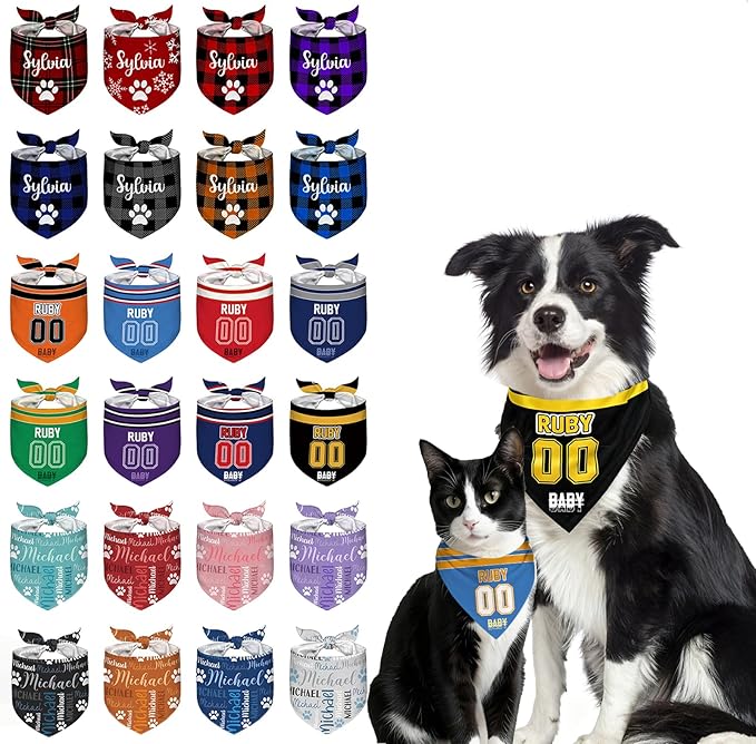 Custom Dog Bandana Personalized Dog Bandanas by Unknown