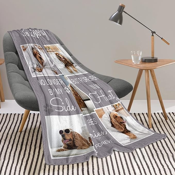 Personalized Pets Blanket with Photos, Custom Dog Blanket - Image 4