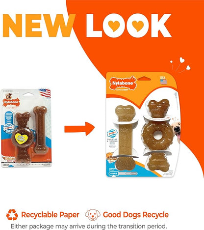 Nylabone Ring Bone & Teething Bone Puppy Chew Toy - Image 5