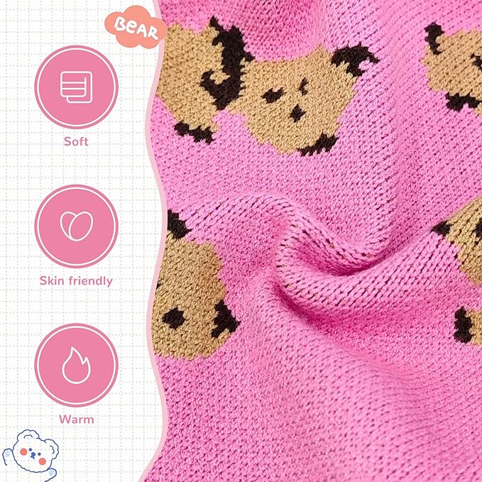 ABRRLO Small Dog Sweaters Cute Bear Dog Cardigans Clothes - Image 5