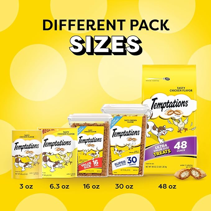 Temptations Cat Treats Classic Crunchy and Soft Cat Treats, Tasty Chicken Flavor - Image 11