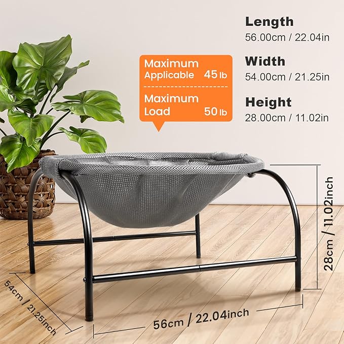 JUNSPOW Cat Bed Dog Bed Pet Hammock Bed Free-Standing Cat Sleeping Cat Supplies - Image 4