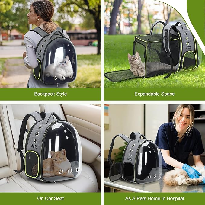 Limited Stock Lekereise Cat Bubble Backpack Carrier - Image 6
