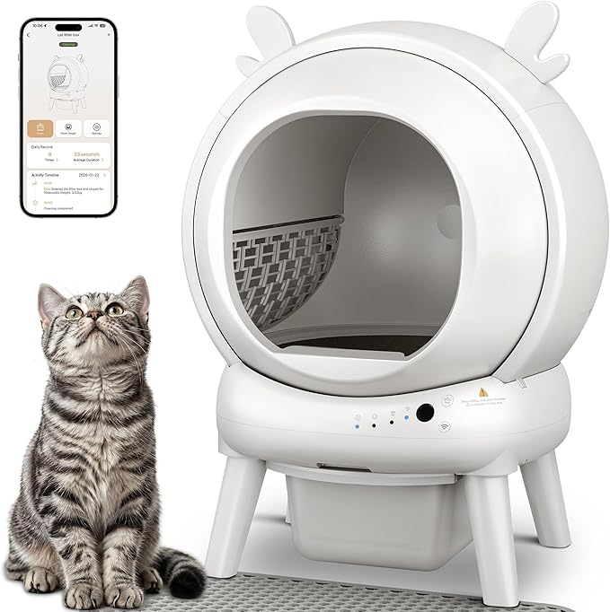 Automatic Self Cleaning Litter Box, Cat Litter Box by Furrykiddy