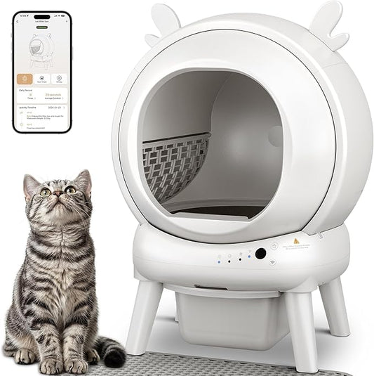 Automatic Self Cleaning Litter Box, Cat Litter Box by Furrykiddy