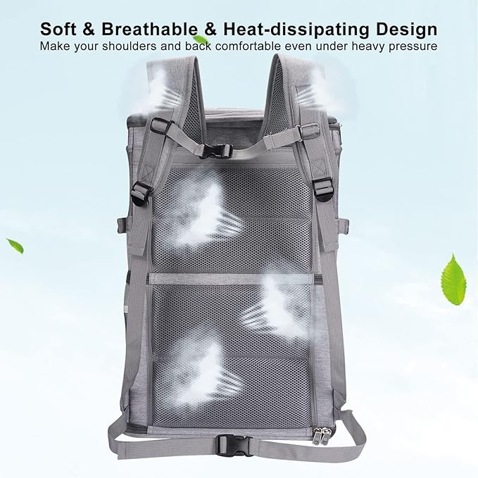2-in-1 Double Pet Carrier Backpack - Image 6