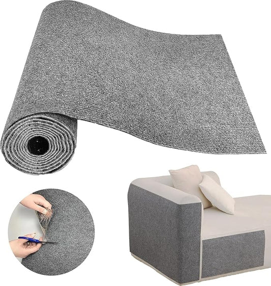Cat Scratch Couch Furniture Protector, Self-Adhesive Cat Scratch Pad Deterrent by SREBAY