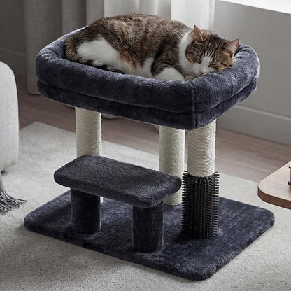Heybly Cat Scratching Post, Small Cat Tree Tower by HEYBLY