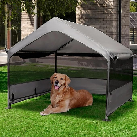 Summertrail Extra Large Dog House Outside, Dog Tent Outdoor, Big Dog Shade by DOGHOUSE