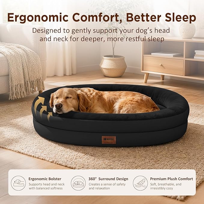 Orthopedic Dog Bed for Medium Dogs, Waterproof Dog Bed - Image 3