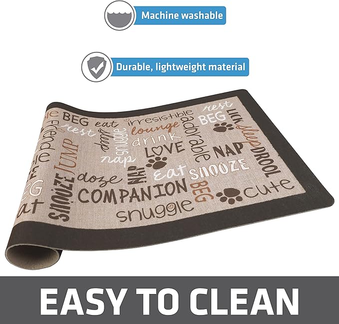 Drymate Pet Bowl Placemat, Dog & Cat Food Feeding Mat - Image 4