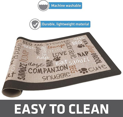 Drymate Pet Bowl Placemat, Dog & Cat Food Feeding Mat - Image 4