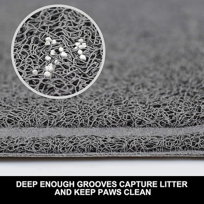 Pet Feeding Mat for Small Dogs and Cats 24" x 16" Flexible and Waterproof Dog - Image 2