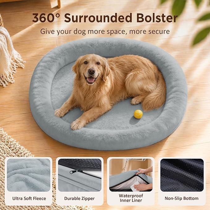 Orthopedic Dog Bed for Extra Large Dogs, XL Waterproof Dog Bed - Image 4