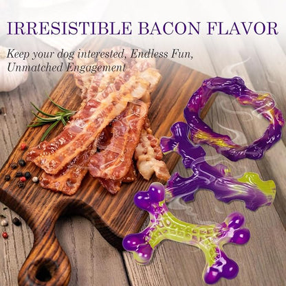 Frienhund Tough Dog Toys for Aggressive Chewers 3 Pack, Indestructible Dog Toys - Image 4