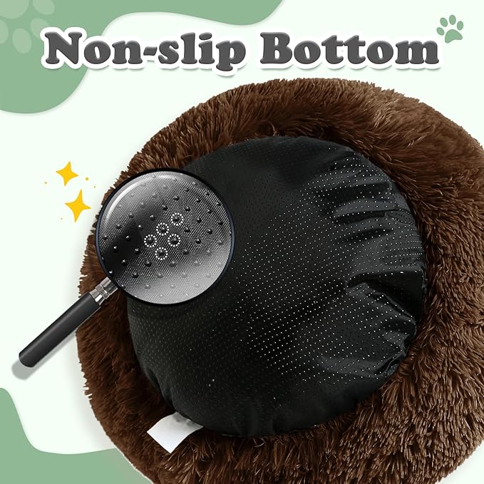 JOLLYVOGUE Dog & Cat Bed, Calming Anti-Anxiety Pet Bed - Image 3