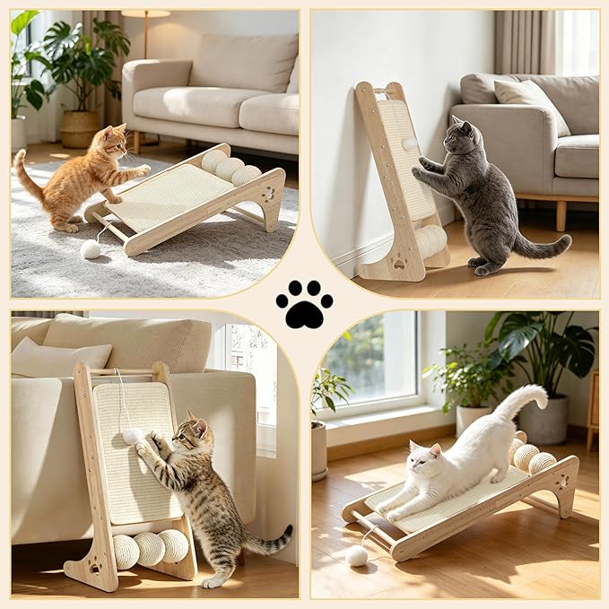 Cat Scratcher for Indoor Cats, Sisal Cat Scratching Board - Image 8