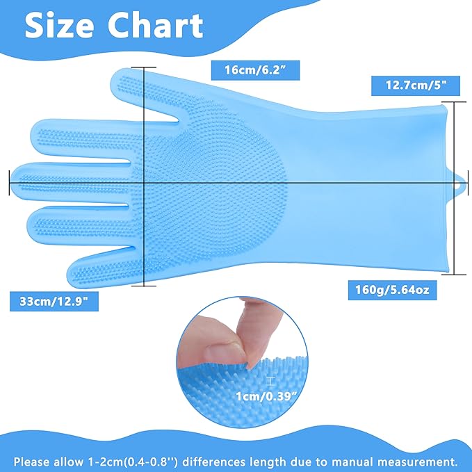 Pet Grooming Gloves—Dog Washing Gloves - Image 2