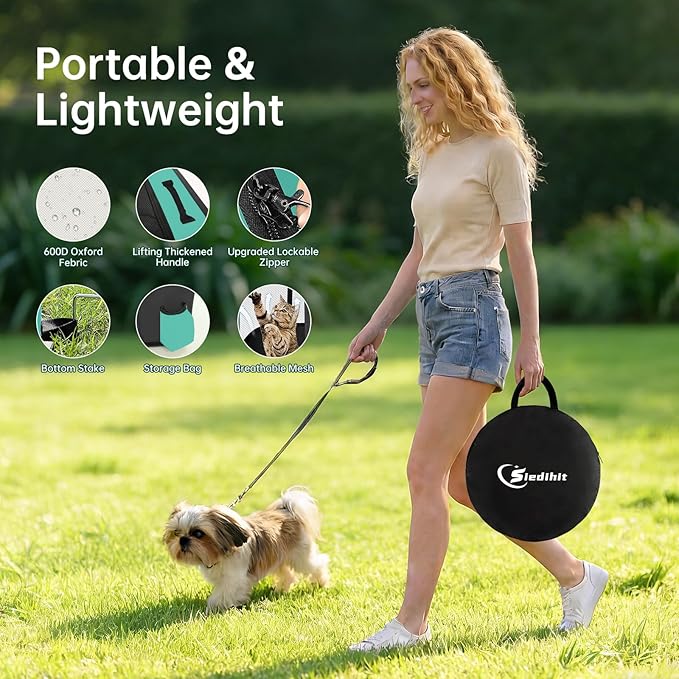 Dog Playpen, Cat Pet Puppy Pen, Portable Playpens - Image 5