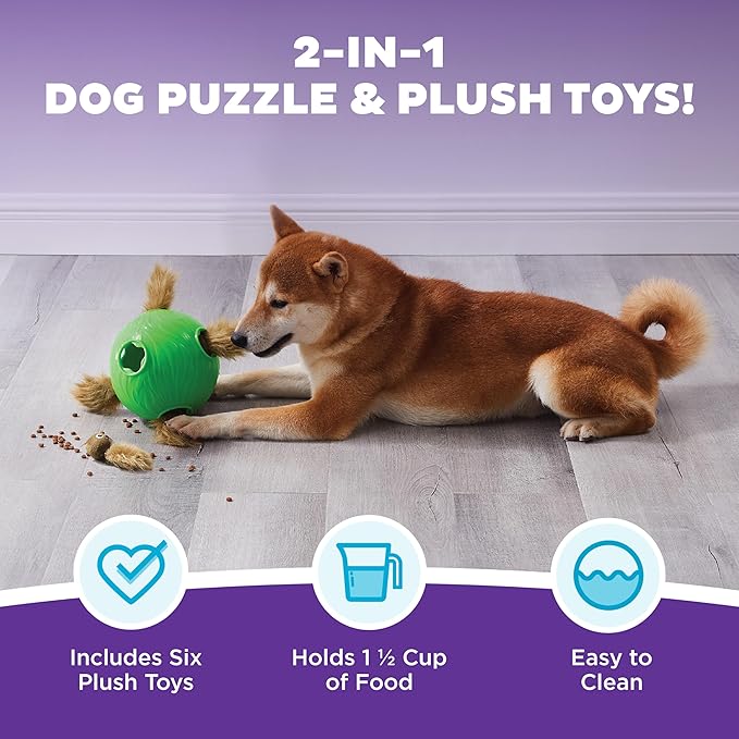 Outward Hound by Nina Ottosson Dog Snuffle N' Treat Ball Puzzle, Level 2 - Image 2