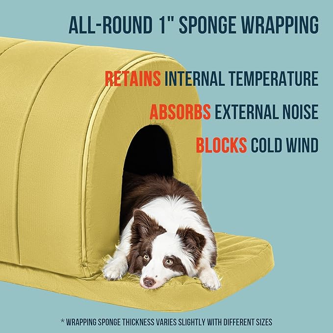 PELZIN Orthopedic Dog Bed House - Image 6