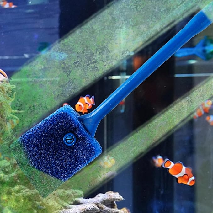 SunGrow Aquarium, Crested Gecko, Hermit Crab Sponge Scraper Cleaner, 16” x 2” - Image 2
